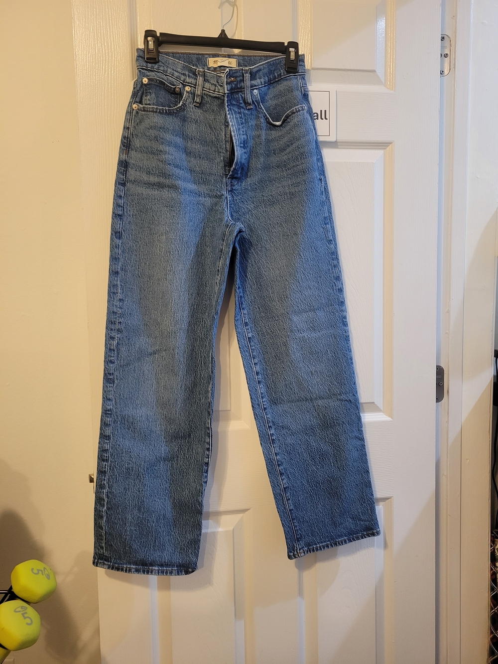 Madewell Medium Blue Straight Jeans